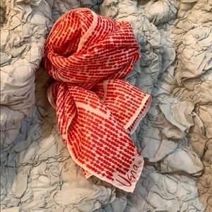 60s Vera Neumann Oblong Red & White Scarf